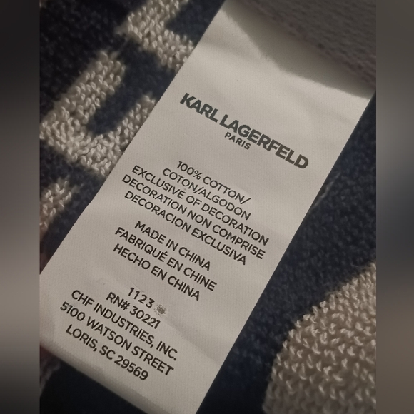 Karl Lagerfeld hand towel - Picture 8 of 8